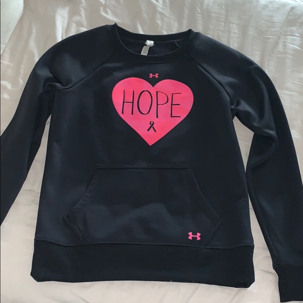 under armour black hope sweater
